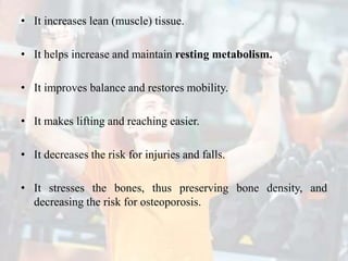 Muscular Strength and
Endurance
• Muscular strength and muscular endurance are interrelated
but the two have a basic diffe...