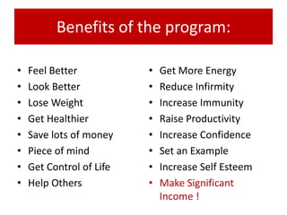 Research shows 60% -70% of adults in the U.S. are obese.*Harvard Educated  M.D.*Ayurvedic Expert*Best Selling Author*Cofounder of the Chopra   Center for Well Being*Heralded by Time  Magazine as “Poet  prophet of alternative   medicine”*82nd on “Forbes” most influential people in the world*Friend and advisor to            OPRAHThe OpportunityThe next Trillion Dollar Industry (Wellness / Prevention)