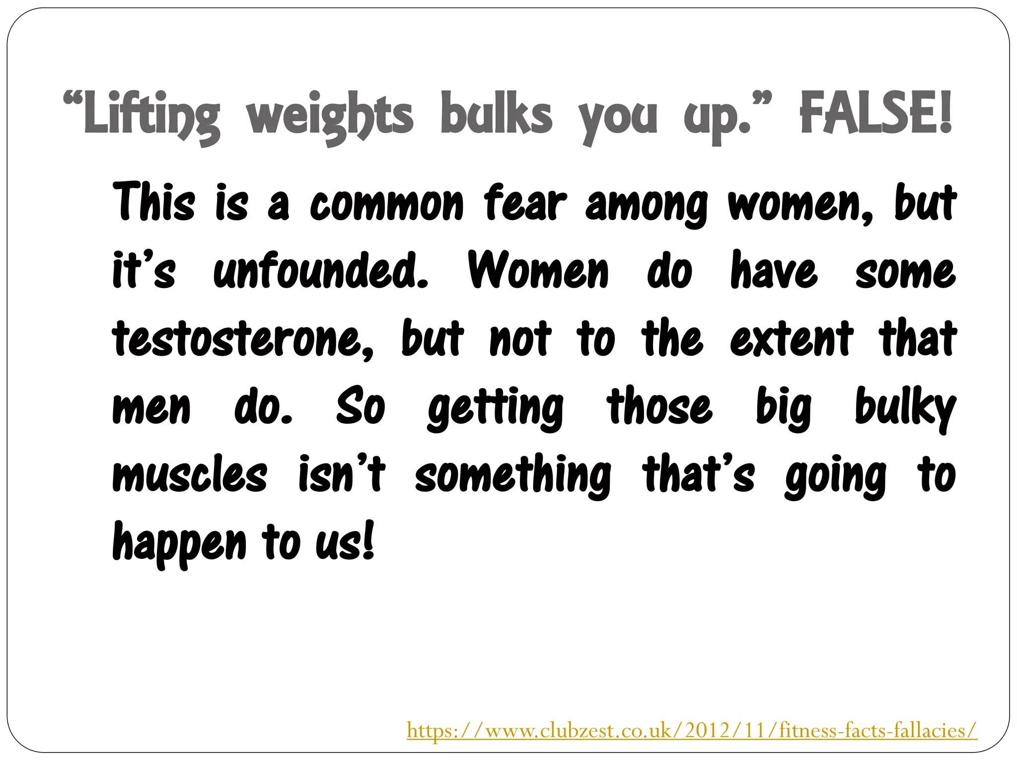 Fitness facts & fallacies | PDF