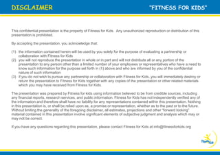 Template Disclaimer Exercise Routine Fitness for Kids | PDF