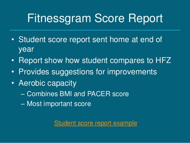 fitnessgram fitness testing ppt