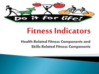 Health-Related Fitness Components and
Skills-Related Fitness Components
 