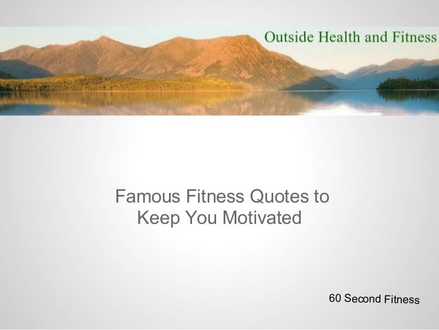 Fitness quotes