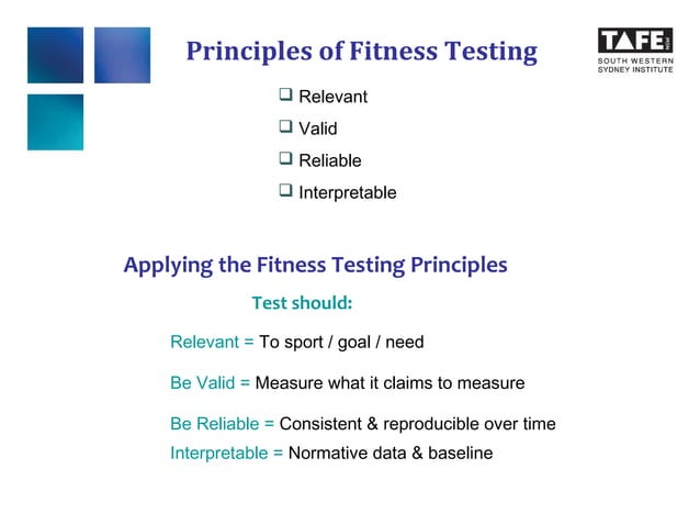 Fitness Testing PPT fitness-testing-ppt