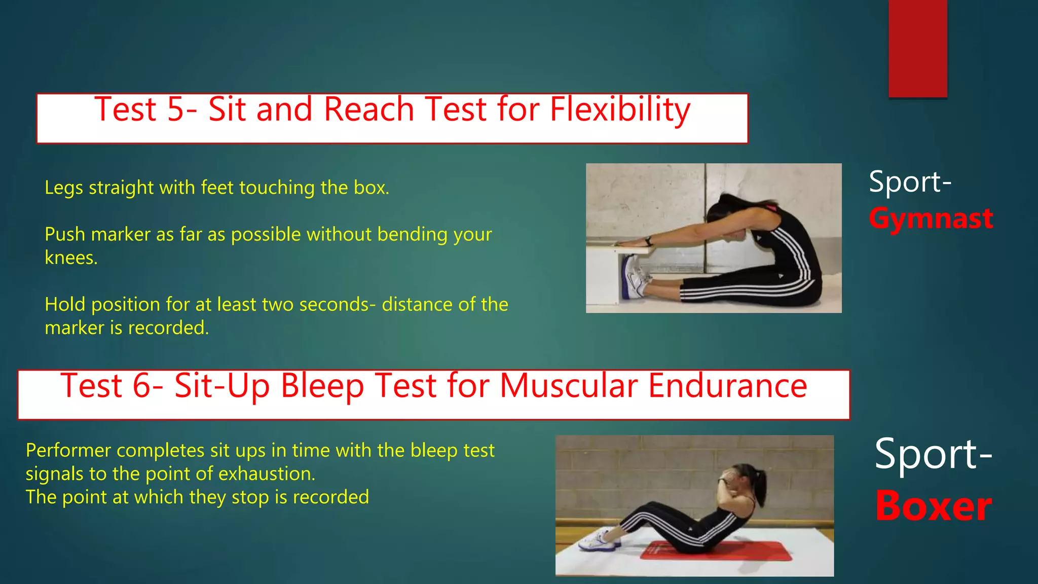 Test Gym Math GCSE PE Revision: Fitness testing | PPTX