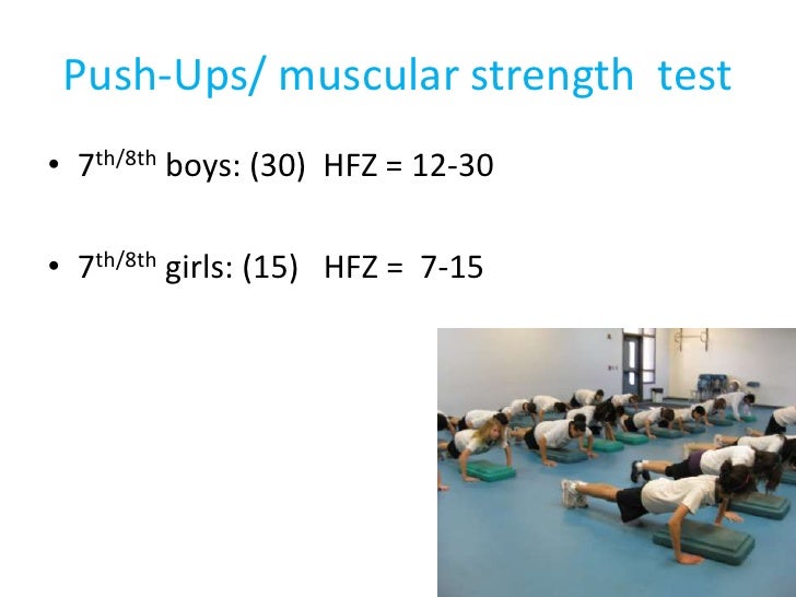 Fitness Testing Standards Physical Education