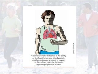 Mode of Exercise
• The mode of exercise that develops the cardiorespiratory
system has to be aerobic in nature.
• Aerobic ...