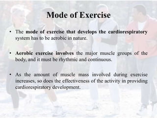 • When exercising at 60 to 85 percent of HRR, three 20- to 30-
minute exercise sessions per week, performed on
nonconsecut...