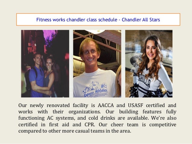 fitness works chandler class schedule chandler all stars chandler fitness works class schedule