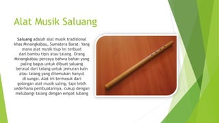 Seni Musik Sumatra Barat | PPTX
