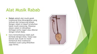 Seni Musik Sumatra Barat | PPTX