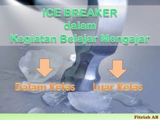 ICE BREAKERdalamKegiatanBelajarMengajarDalamKelasLuarKelas