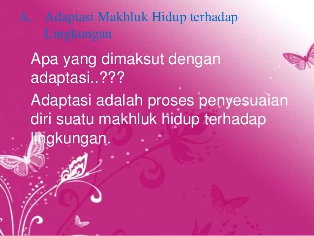 Kelangsungan hidup makhluk hidup