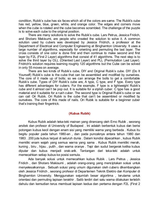 Cerita Non Fiksi Dalam Bahasa Inggris Dan Terjemahannya