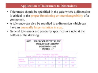 Engineering -Fits and tolerances | PPTX