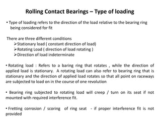 Relative Rotation Between Loading Points Engineering -Fits and tolerances | PPTX