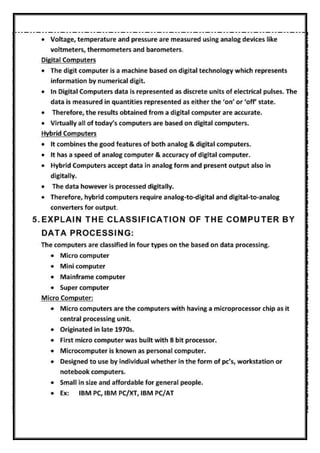 Pdf Informational Material Fundamentals of Information Technology study Material | PDF