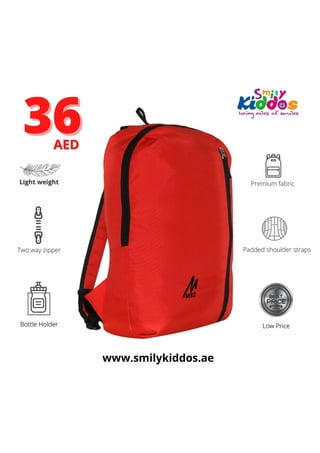 Mike City Backpack Red