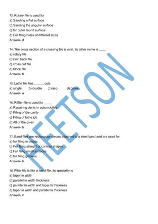 Fitter Question Paper MCQ Book Free for ITI Apprentice Navy Naval ...