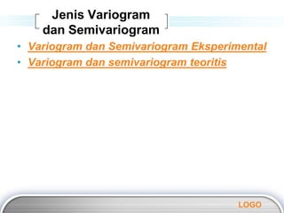 Fitting dan variogram teoritis | PPTX