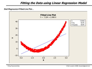 Fitting polynomial data | PPTX
