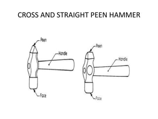 CROSS AND STRAIGHT PEEN HAMMER
 