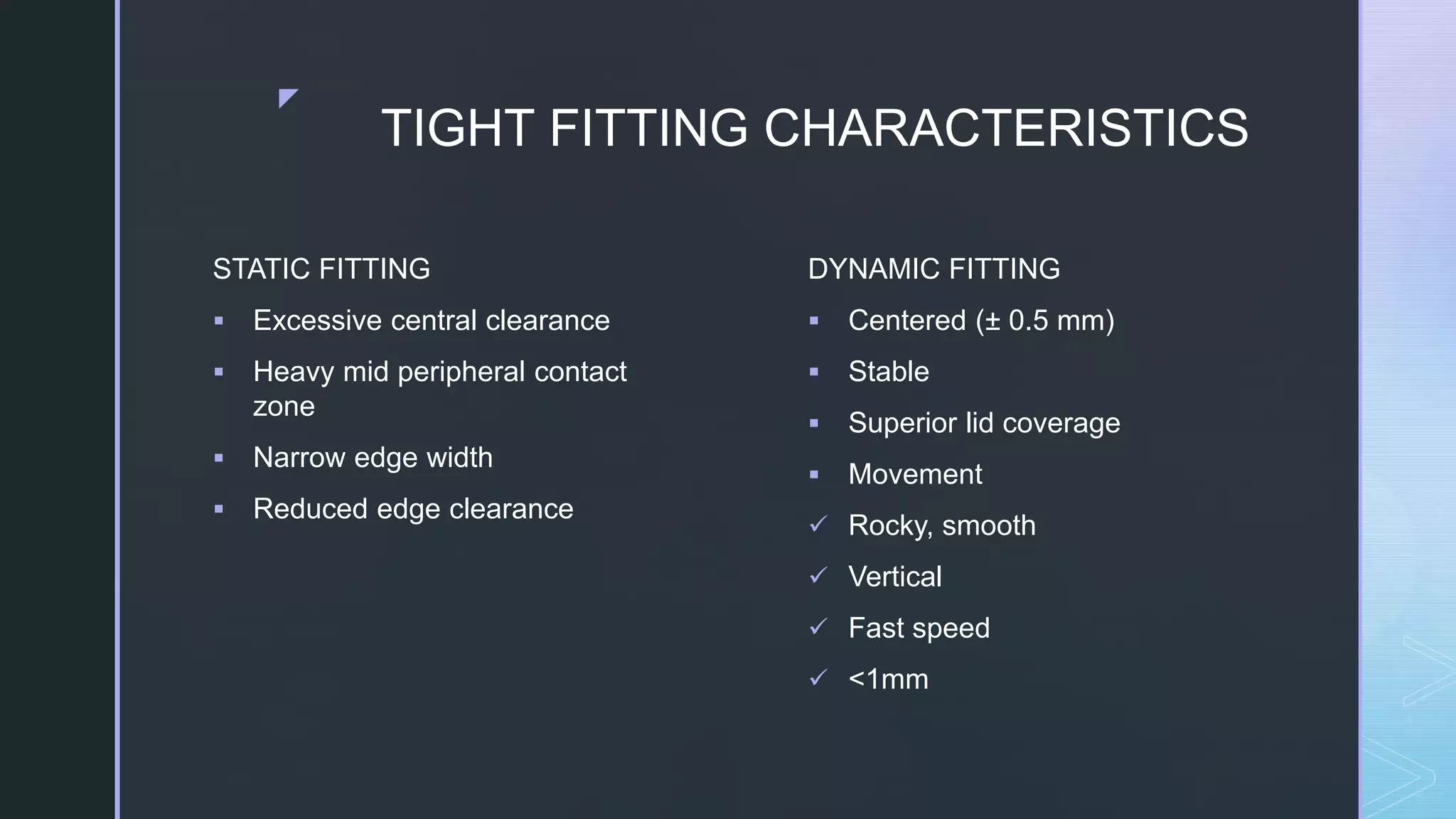 FITTING SPHERICAL RIGID GAS PERMEABLE CONTACT LENS | PPTX