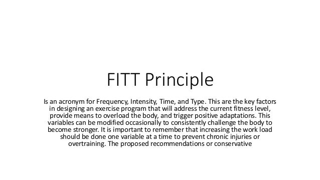 fitt principle