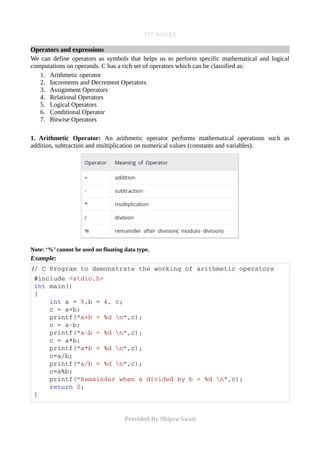 Fundamental of Information Technology - UNIT 7 | PDF