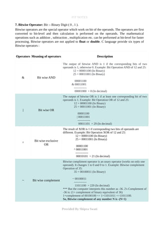 Fundamental of Information Technology - UNIT 7 | PDF