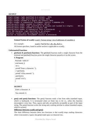 Fundamental of Information Technology - UNIT 7 | PDF