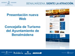 Presentación nueva Web Concejalía de Turismo del Ayuntamiento de Benalmádena 