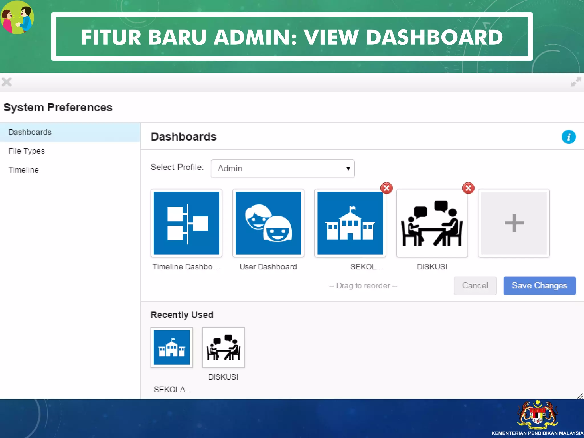 FITUR BARU ADMIN: VIEW DASHBOARD
 