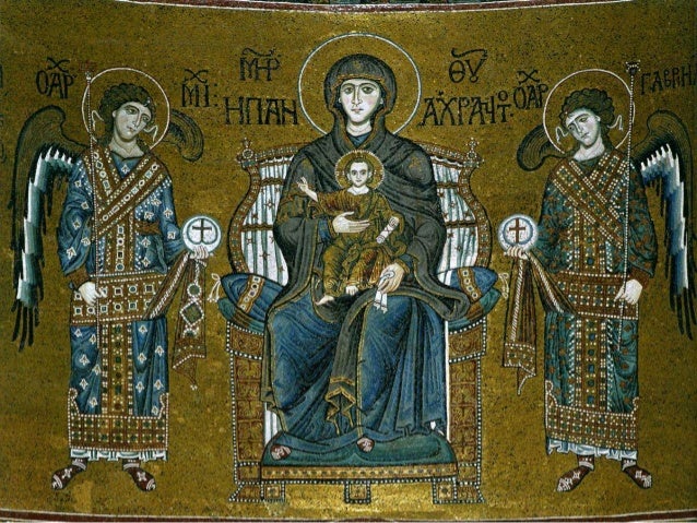 Mosaics De L Absis De La Catedral De Monreale