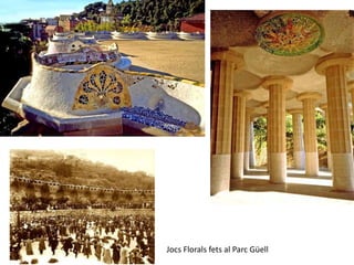 Jocs Florals fets al Parc Güell
 