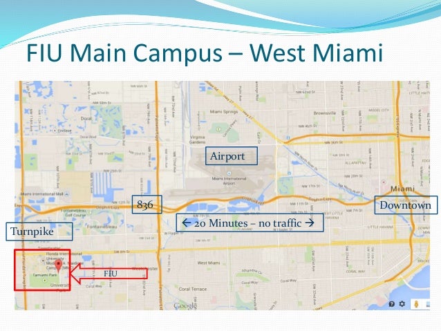 Fiu Main Campus Map Map Of Rose - Wordcamp Miami 2015 Fiu 2 638 
