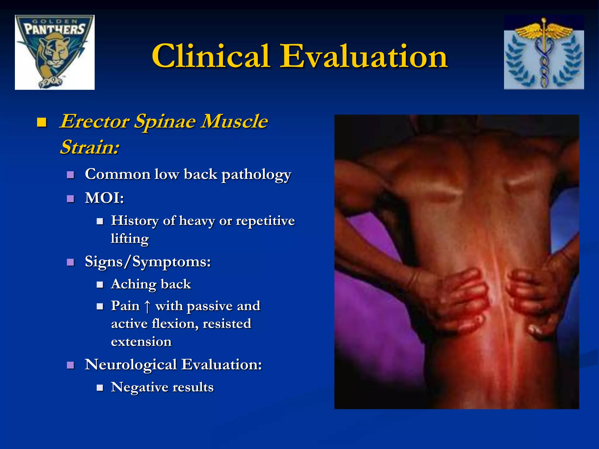 Thoracic Lock Test _FIU - Thoracic and Lumbar Spine Special Tests and Pathologies (1 ...