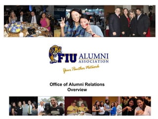 Office of Alumni Relations Overview 