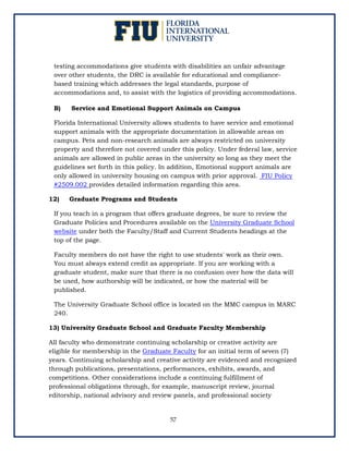 FIU Faculty Handbook