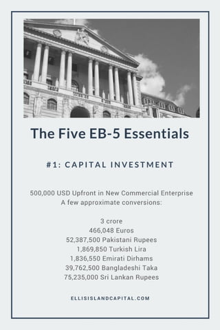 Five essentials of EB-5