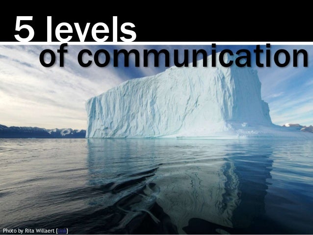Five Levels Of Communication Five Levels Of Communication