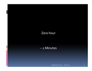 Zero hour
~ 2 Minutes
8/12/2018 1niroj@kusoed.edu.np
 