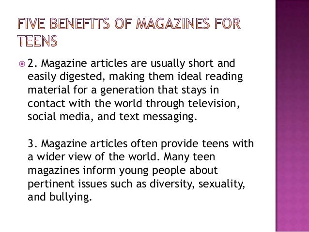 Articles Geared For Teens And 39