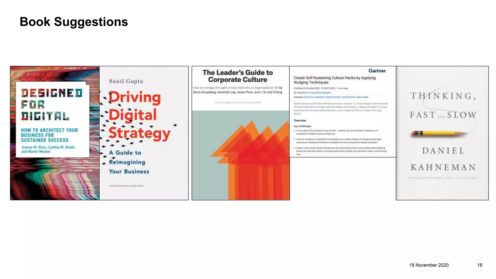 Book Suggestions
18 November 2020 18
 