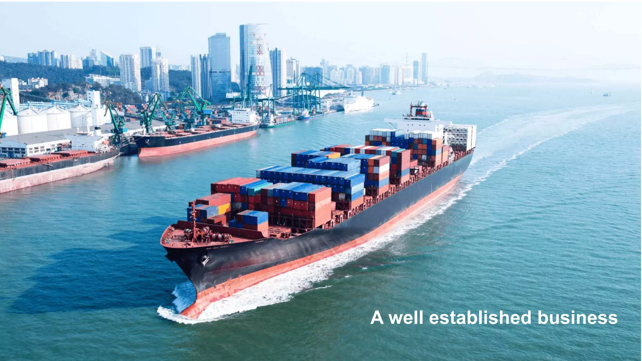 A well established business
 