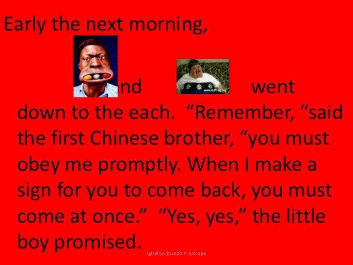 Five chinese brothers ppt.china