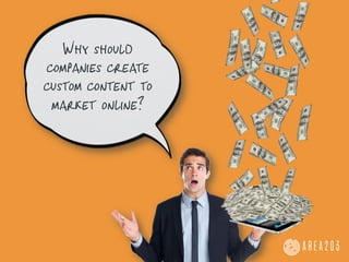 Why should
companies create
custom content to
 market online?
 