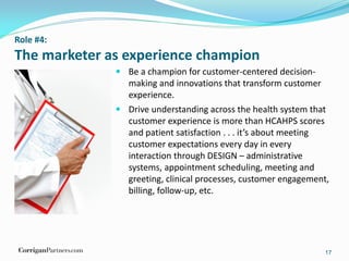 Five Critical Roles For Healthcare Marketing Executives