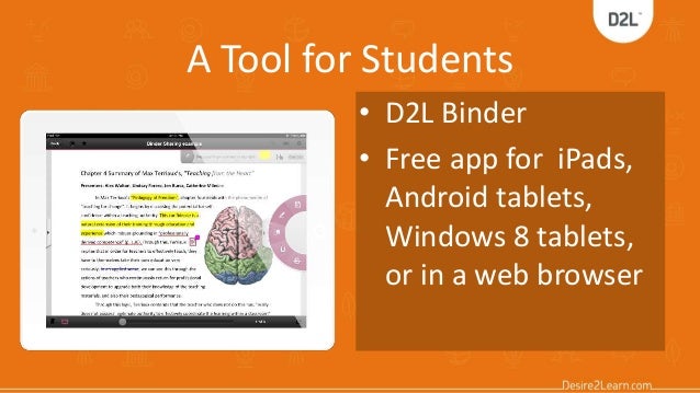five d2l tools to increase student engagement and instructor presence binder app for windows