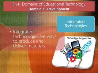 • Integrated
technologies are ways
to produce and
deliver materials
Integrated
Technologies
 
